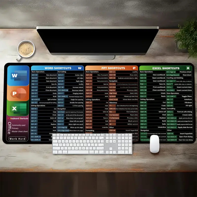 Excel,Word,PPT Mousepad